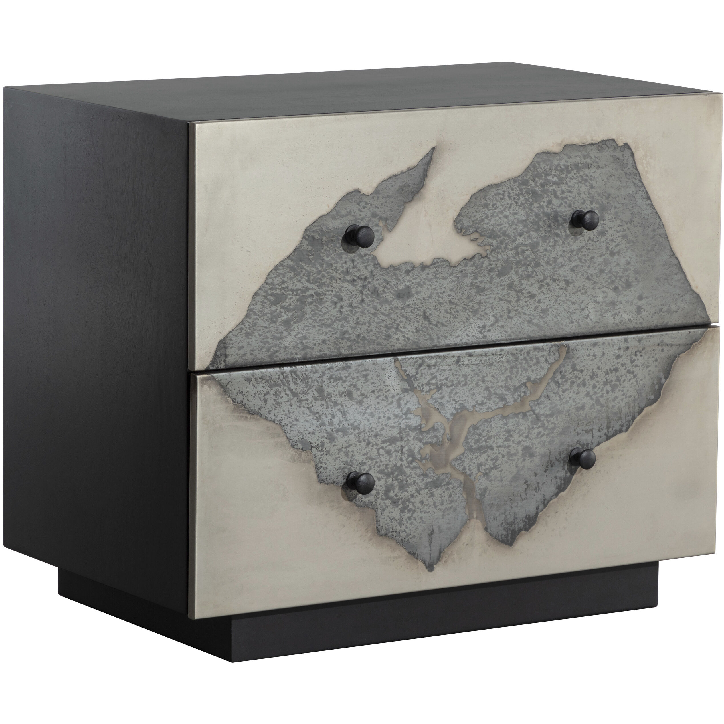 Arlington 28 X 24.25 inch Black Night Stand